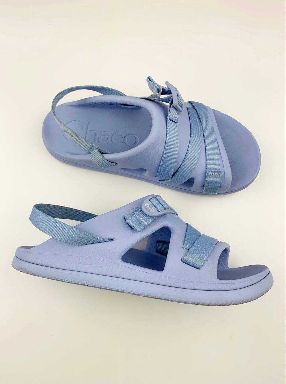 Chaco Chillos Sports Sandals Blue Comfort Adjustable Strap Kids Girls Youth 6